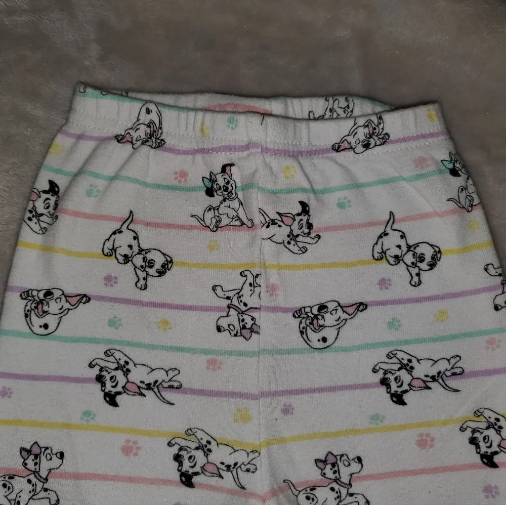 5 for $25 | Disney Baby 101 Dalmatians Striped Pastel Pajama Pants